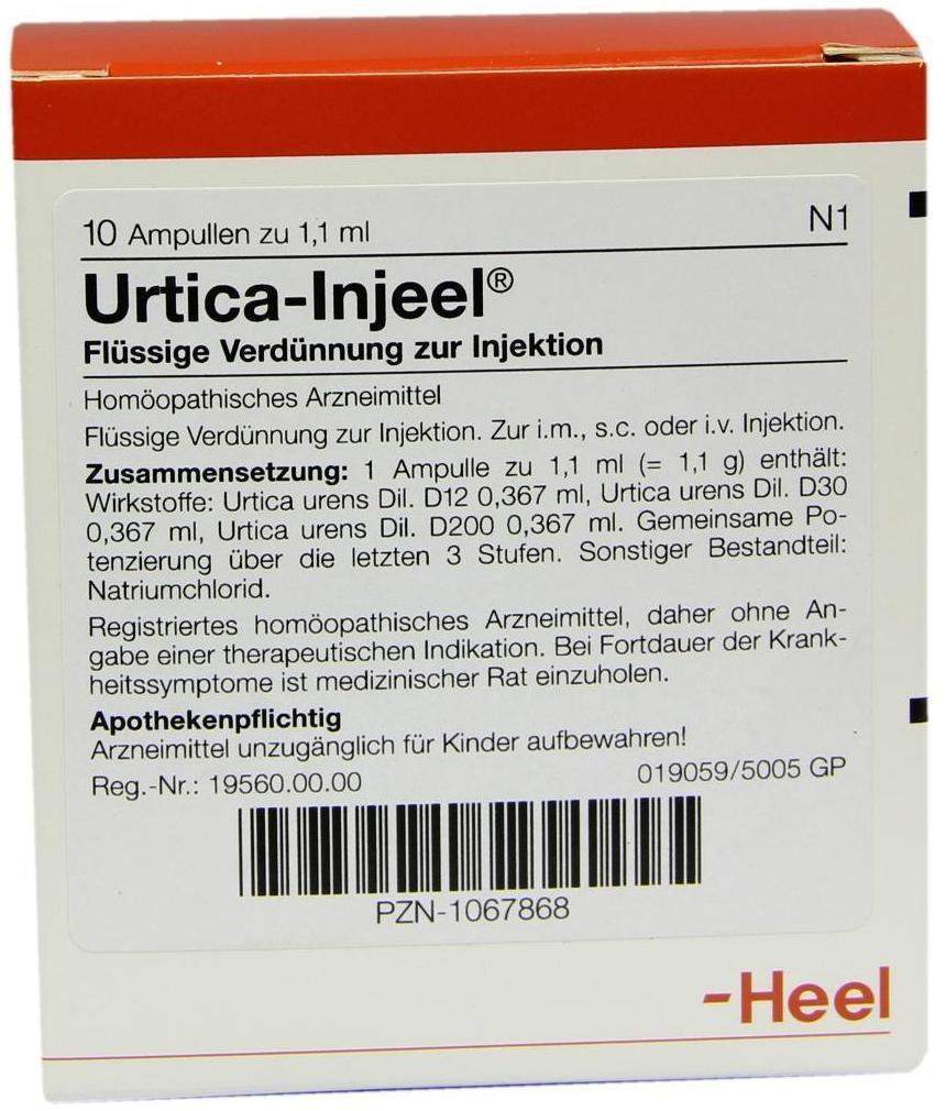 Urtica Injeel 10 Ampullen