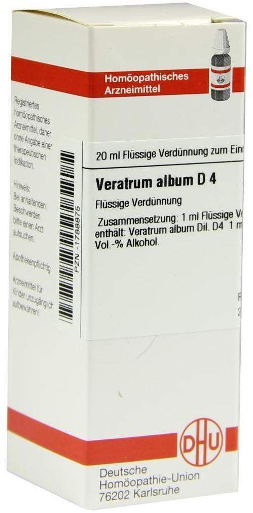 Veratrum Album D4 Dhu 20 ml Dilution
