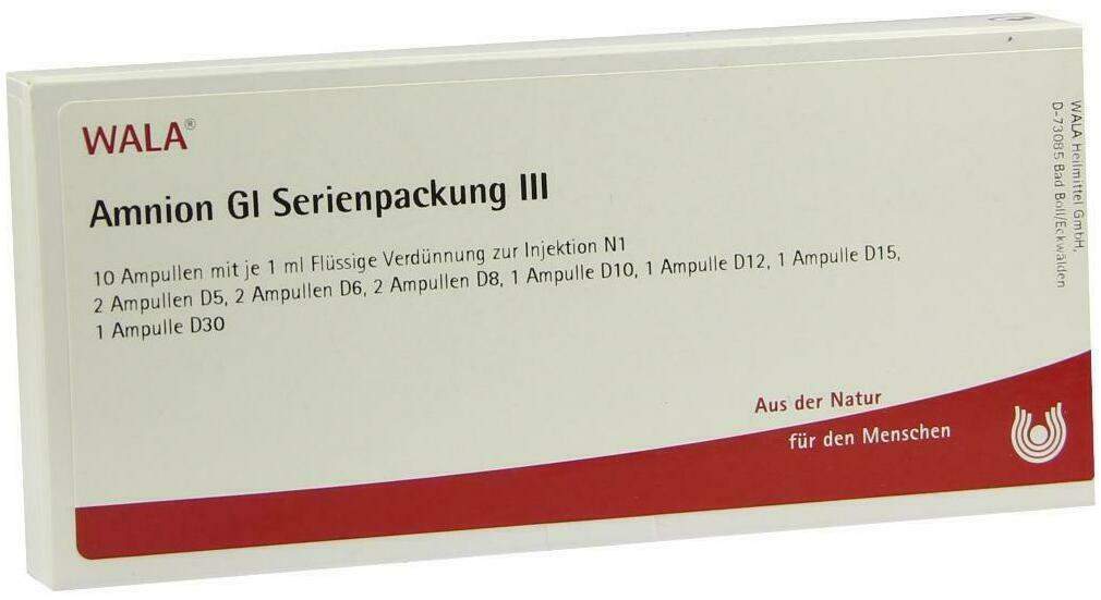 Wala Amnion Gl Serienpackung Iii 10 X 1 Ampullen