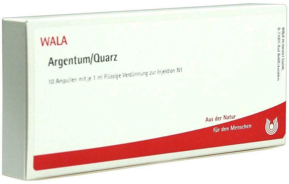 Wala Argentum-Quarz 10 X 1 ml Ampullen