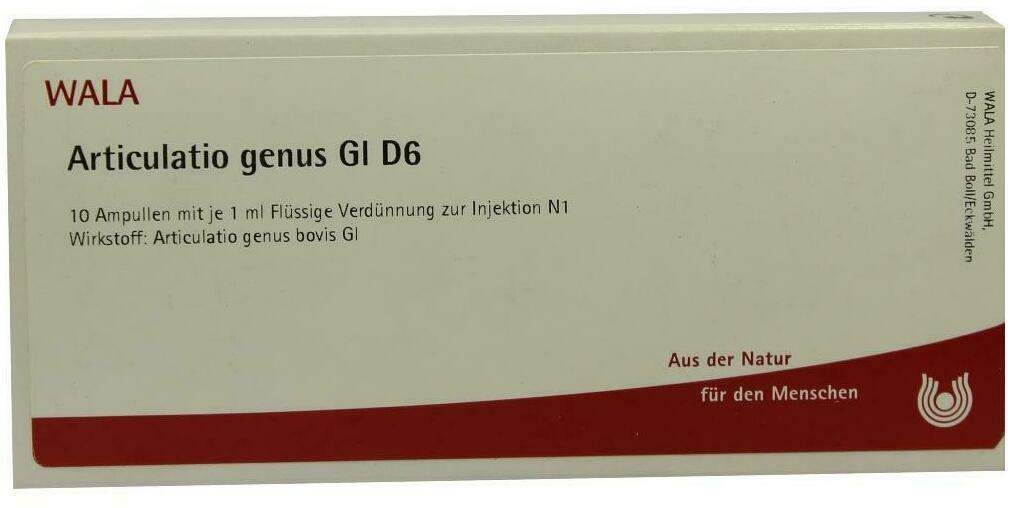Wala Articulatio Genus Gl D6 10 X 1 ml Ampullen