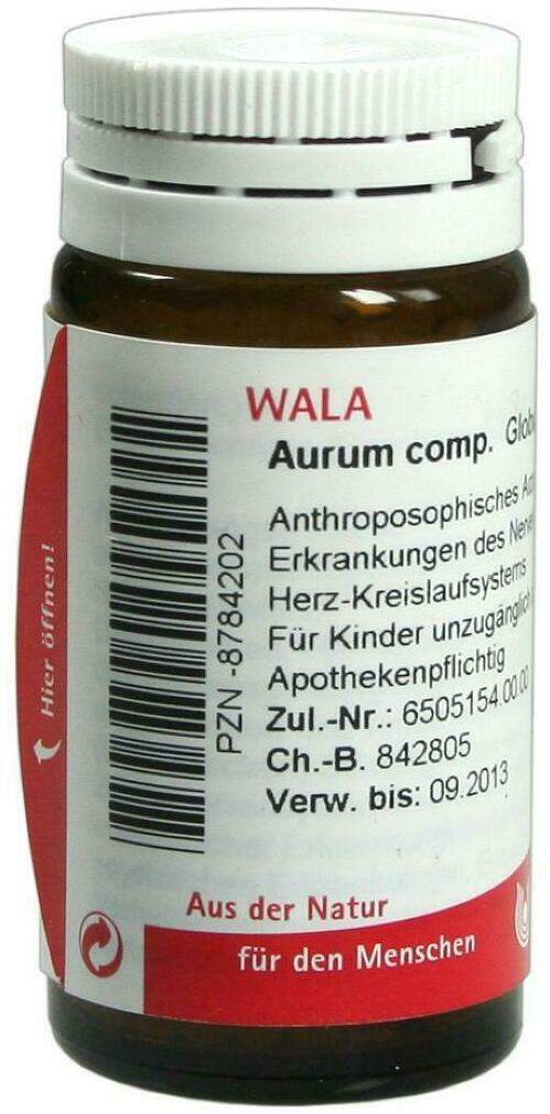 Wala Aurum Comp. 20 G Globuli