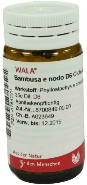 Wala Bambusa E Nodo D6 20 G Globuli