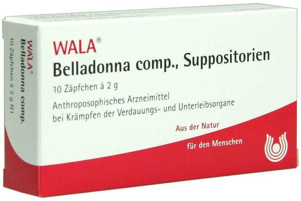 Wala Belladonna Comp. Suppositorien 10 X 2 G