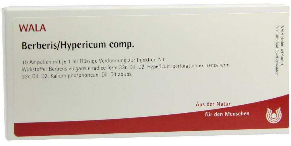 Wala Berberis Hypericum Comp. 10 X 1 ml Ampullen