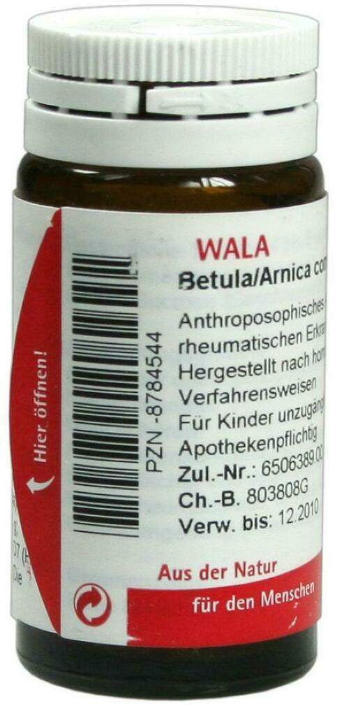 Wala Betula Arnica Comp. 20 G Globuli