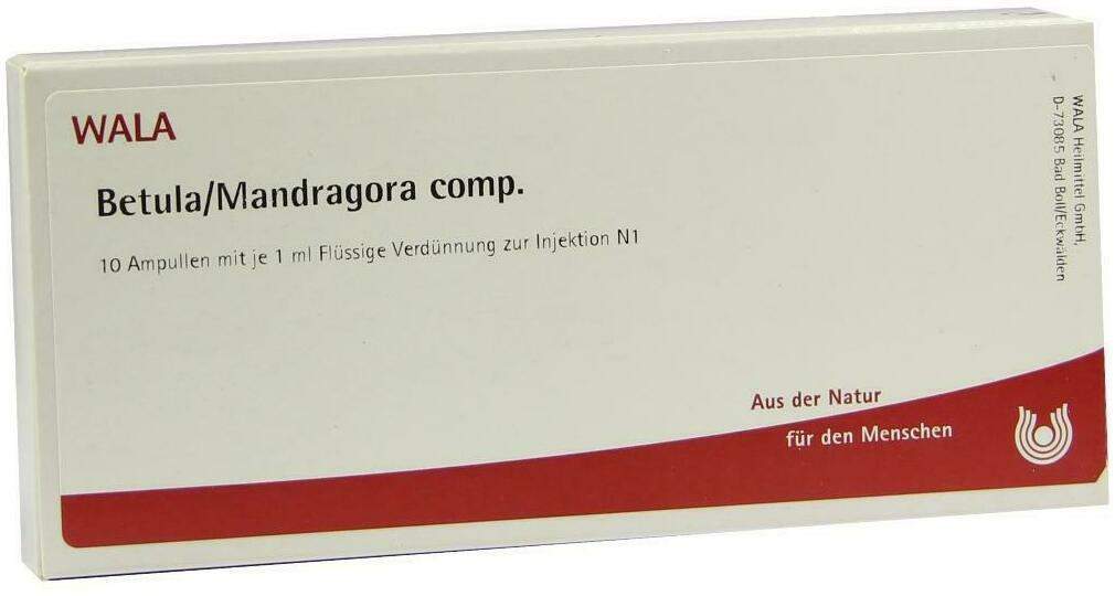 Wala Betula-Mandragora Comp. 10 X 1 Ampullen