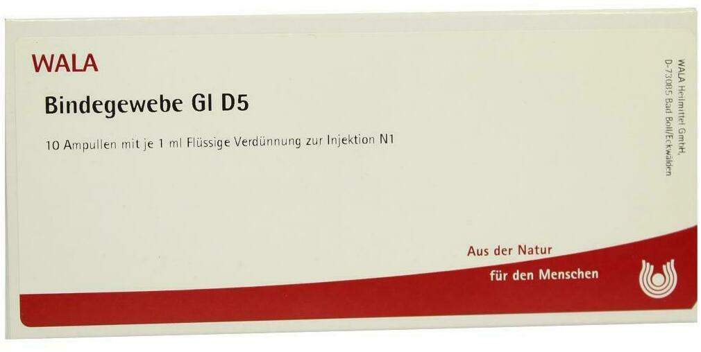 Wala Bindegewebe Gl D5 10 X 1 ml Ampullen