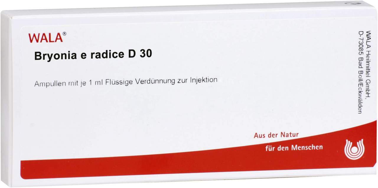 Wala Bryonia E Radice D30 10 X 1 ml Ampullen