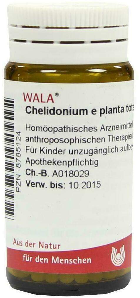Wala Chelidonium E Planta Tota D3 20 G Globuli