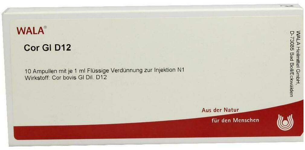 Wala Cor Gl D12 10 X 1 ml Ampullen