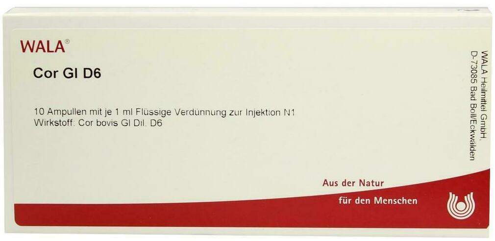 Wala Cor Gl D6 10 X 1 ml Ampullen