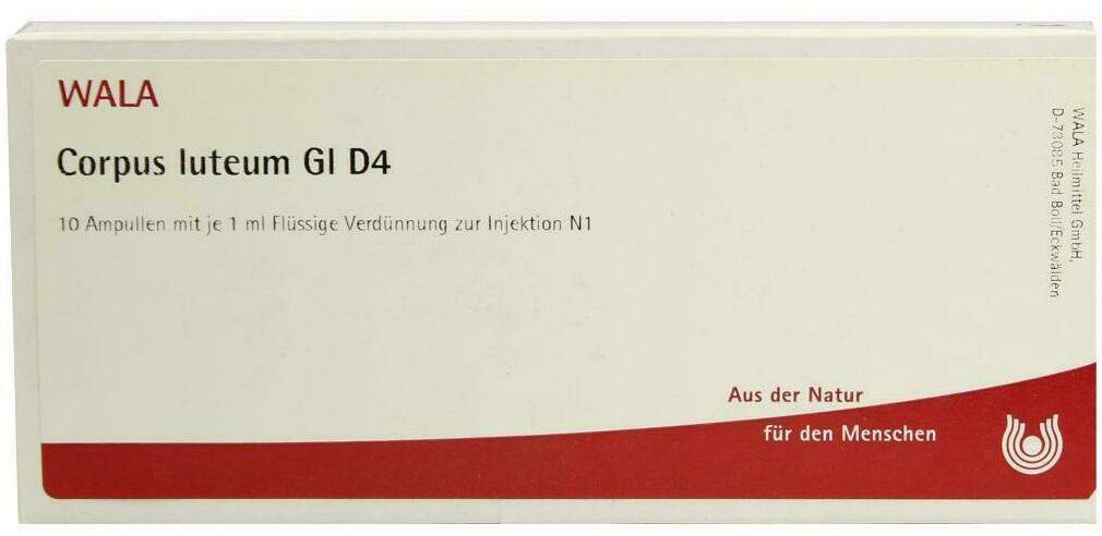 Wala Corpus Luteum Gl D4 10 X 1 ml Ampullen