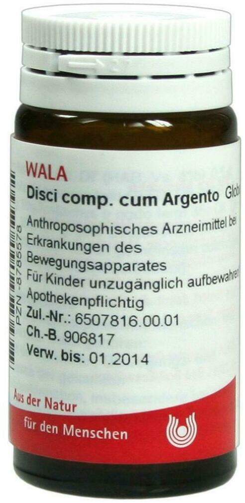 Wala Disci Comp. Cum. Argento 20 G Globuli