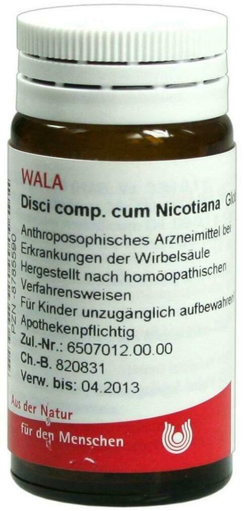 Wala Disci Comp. Cum. Nicotiana 20 G Globuli