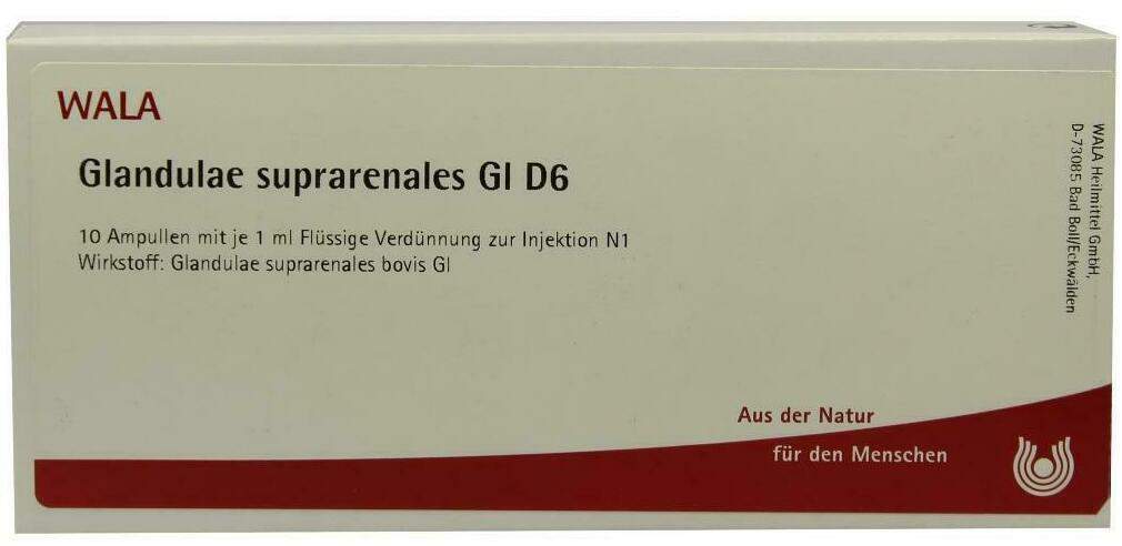 Wala Glandulae Suprarenales Gl D6 10 X 1ml Ampullen