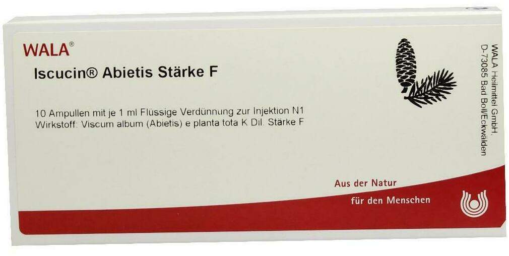 Wala Iscucin Abietis Stärke F 10 X 1 ml Ampullen