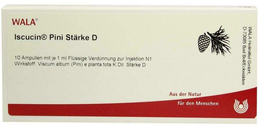 Wala Iscucin Pini Stärke D10 X 1 ml Ampullen
