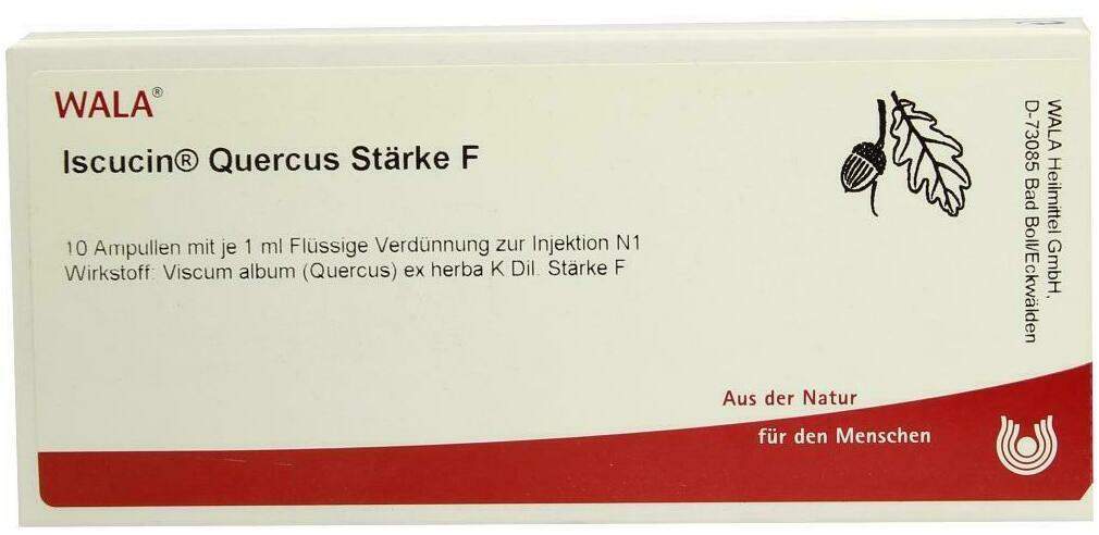 Wala Iscucin Quercus Stärke F 10 X 1 ml Ampullen