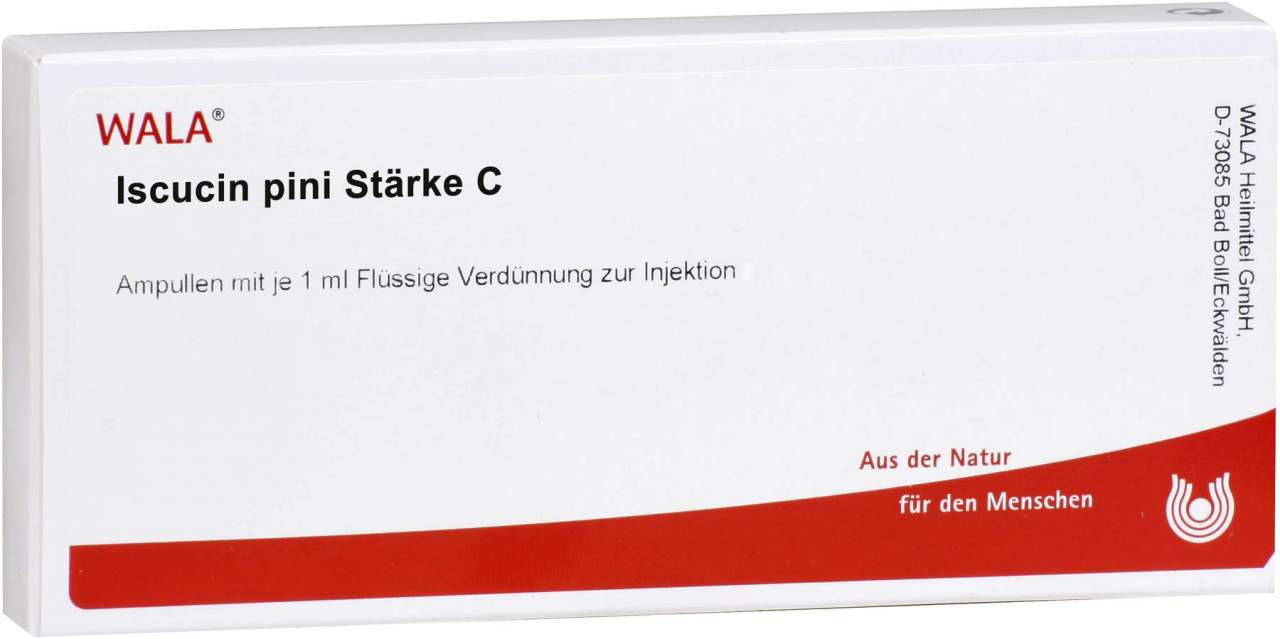 Wala Iscusin Pini Stärke C 10 X 1 ml Ampullen