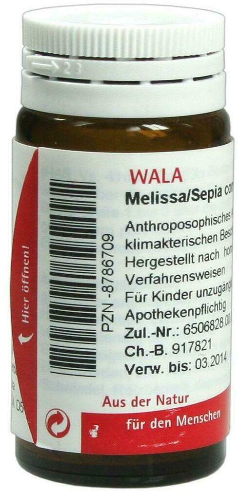 Wala Melissa Sepia Comp. 20 G Globuli