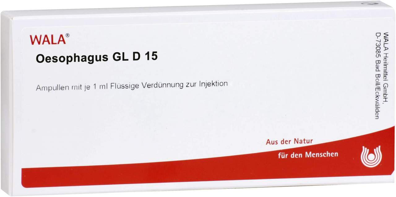 Wala Oesophagus Gl D15 10 X 1 ml Ampullen