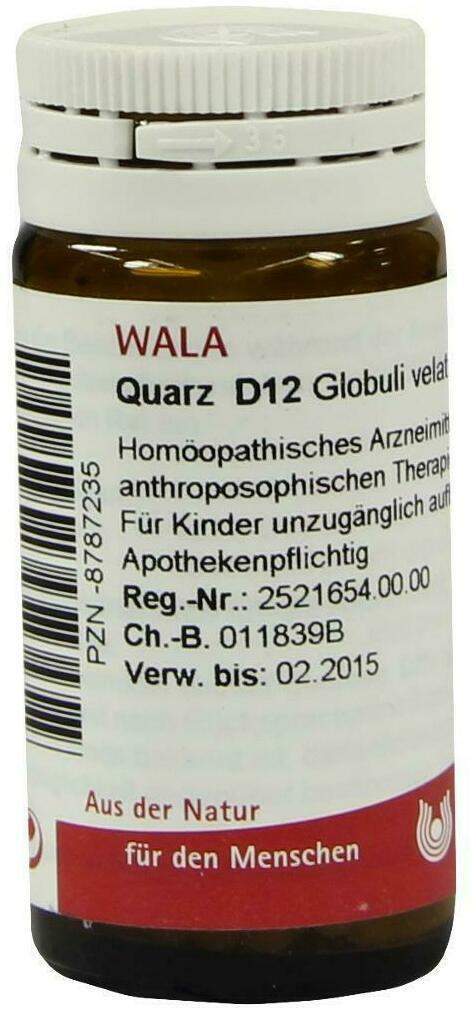Wala Quarz D12 Velati 20 G Globuli