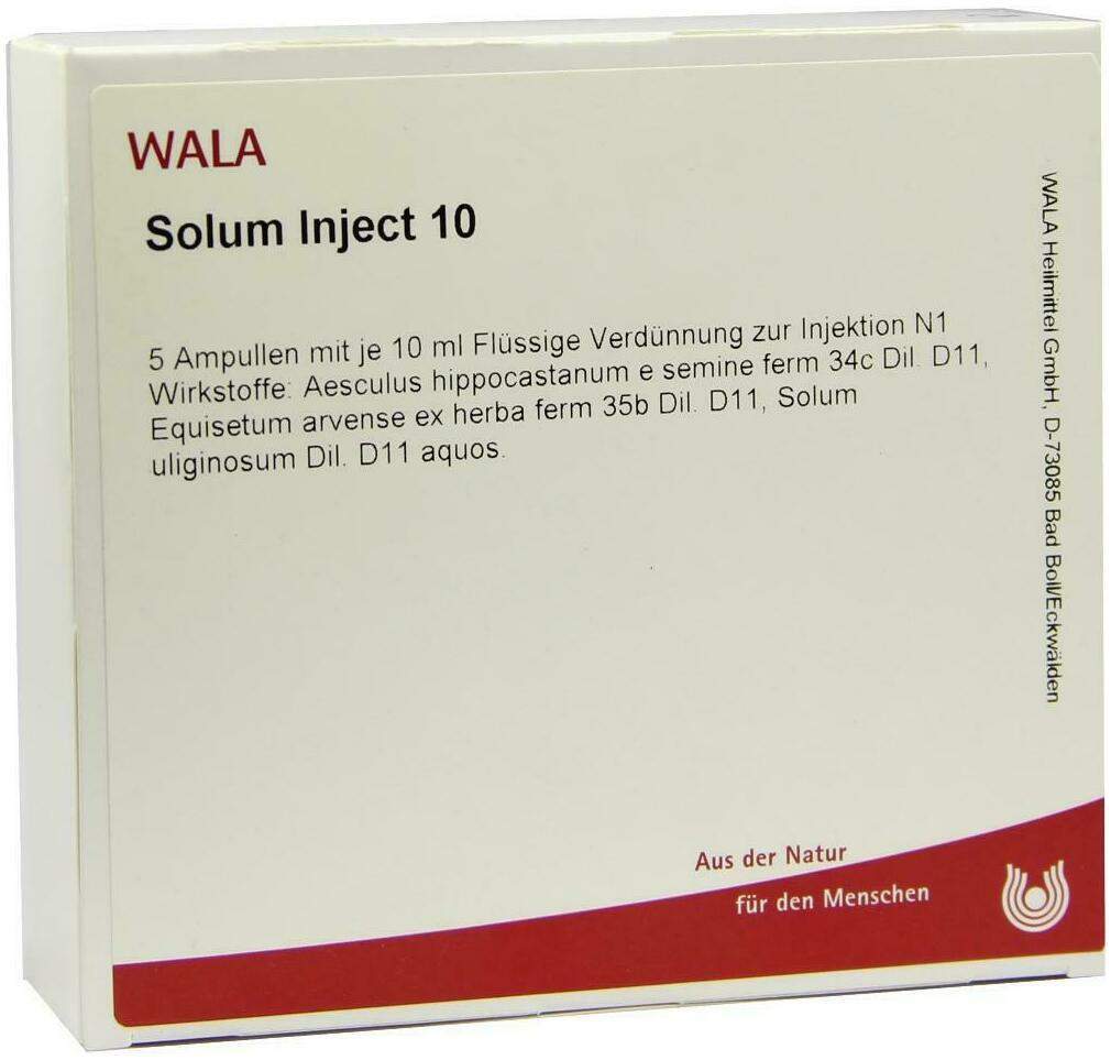 Wala Solum Inject 10 5 X 10 ml Ampullen