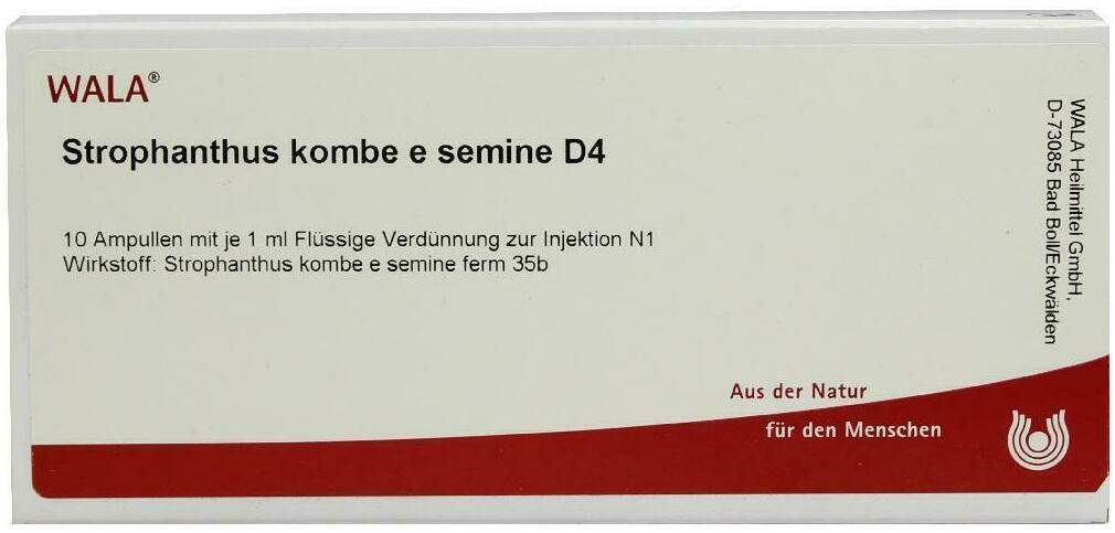 Wala Strophanthus Kombe E Semine D4 10 X 1 ml Ampullen