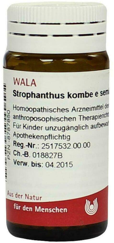 Wala Strophanthus Kombe E Sermine D6 20 G Globuli