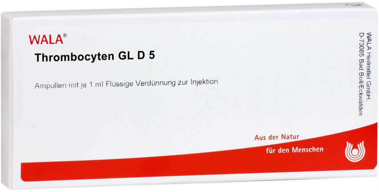 Wala Thrombocyten Gl D5 10 X 1 ml Ampullen