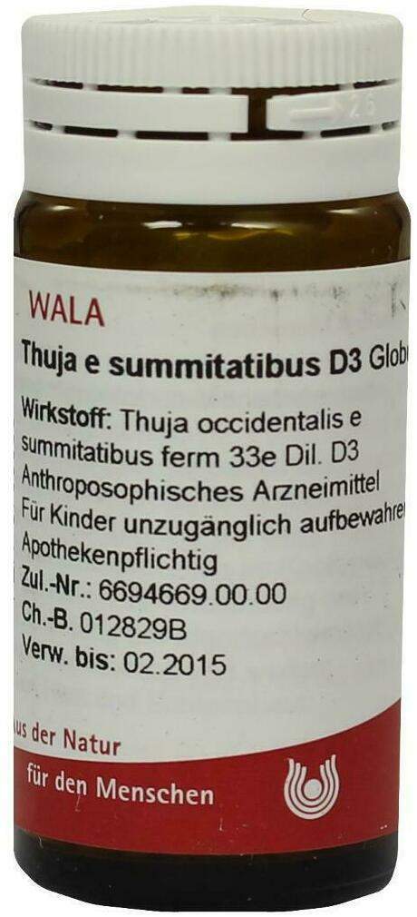 Wala Thuja E Summitatibus D3 20 G Globuli