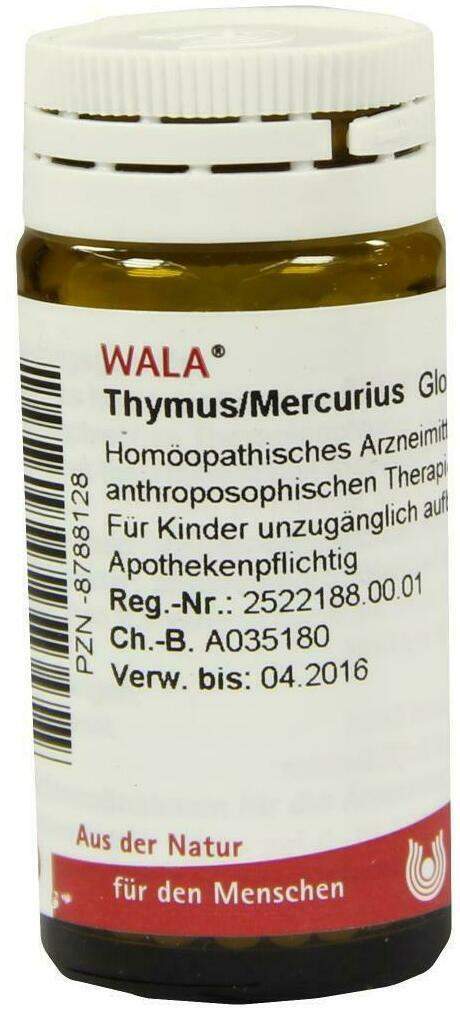 Wala Thymus Mercurius 20 G Globuli