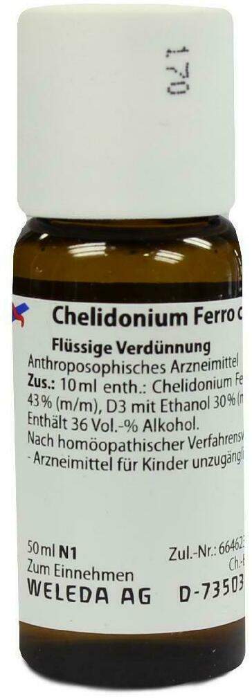 Weleda Chelidonium Ferro Cultum D3 50 ml Dilution