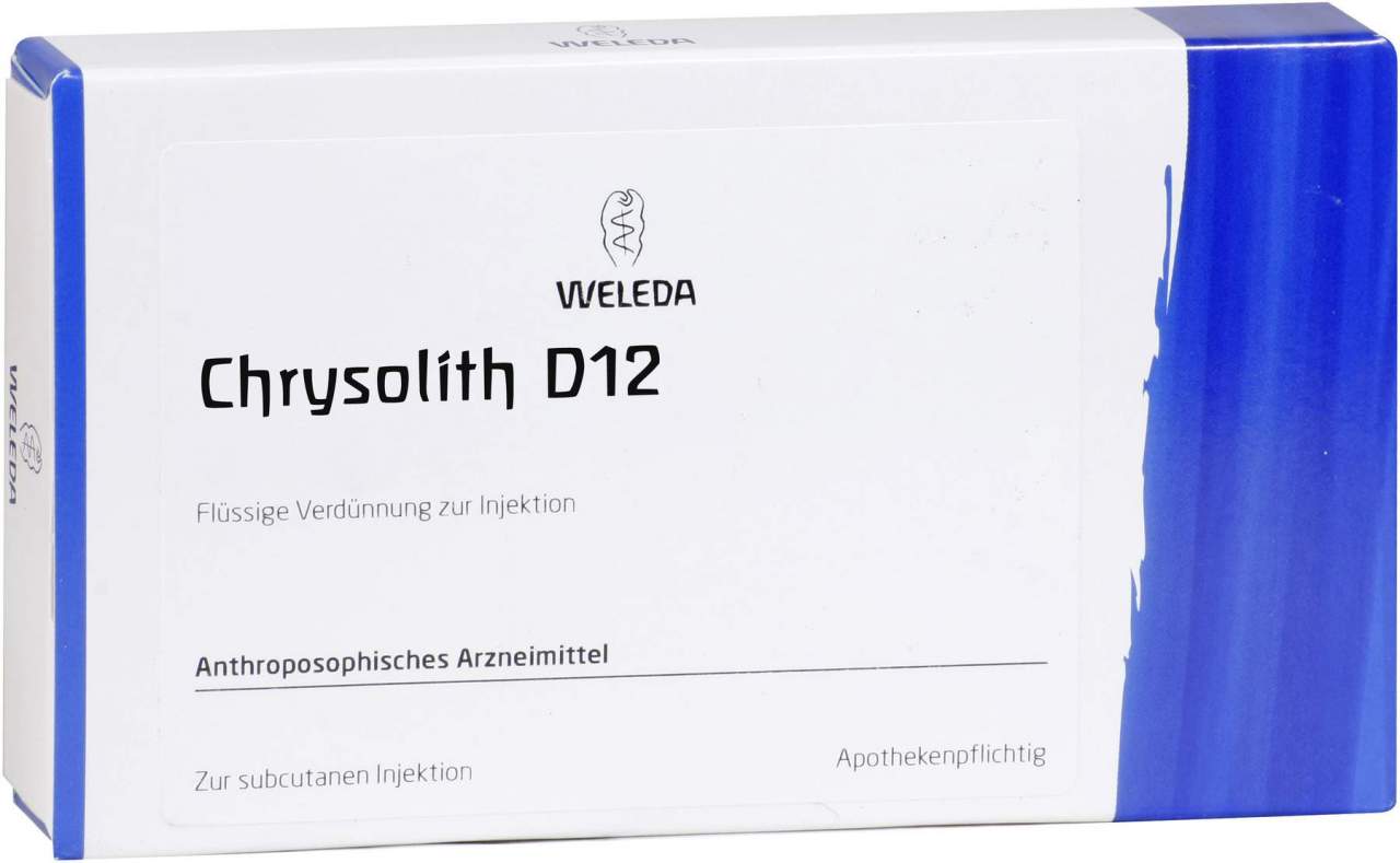 Weleda Chrysolith D12 8 X 1 Ampullen