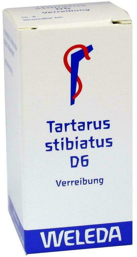 Weleda Tartarus Stibiatus D6 20 G Trituration