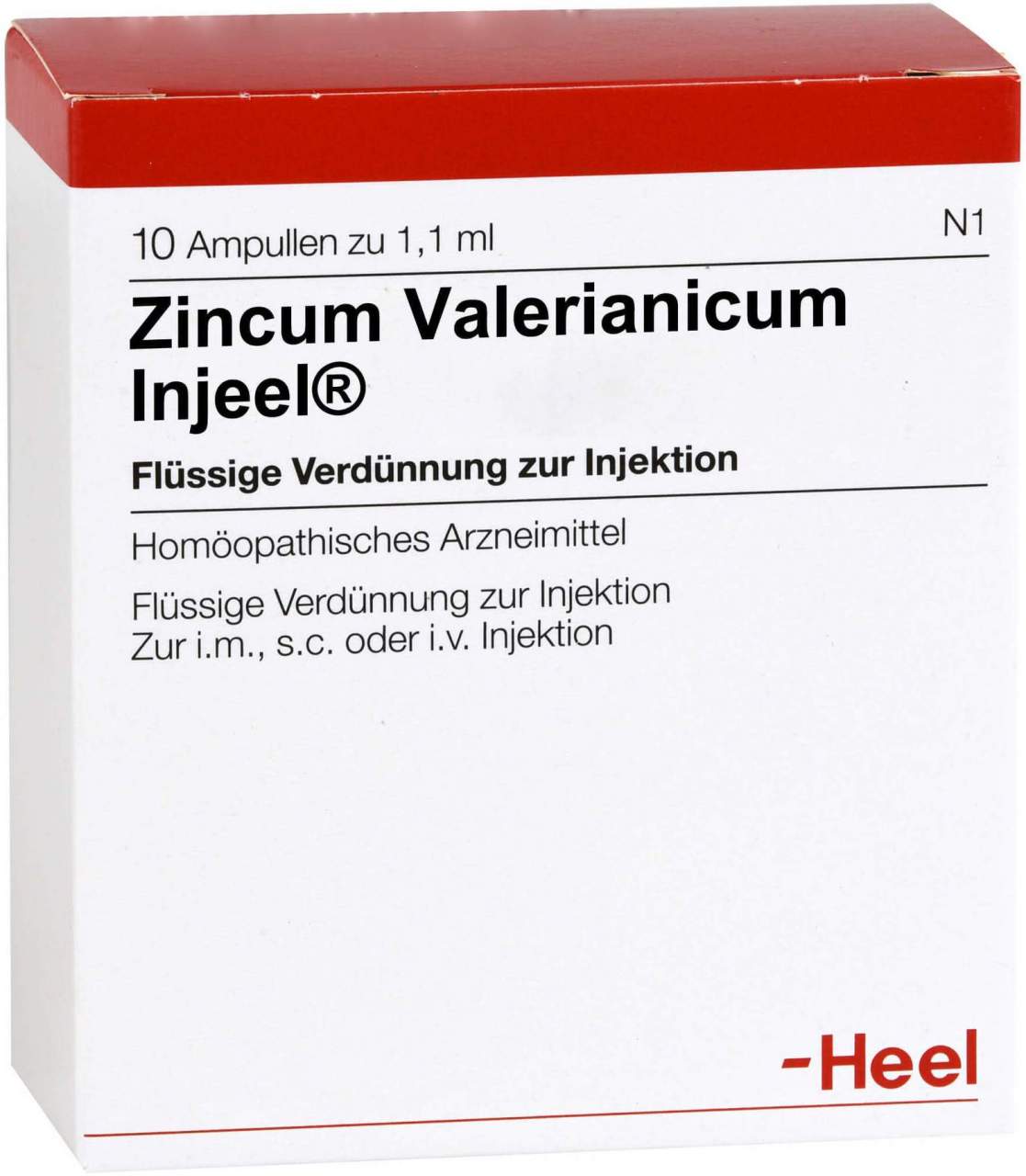 Zincum Valerianicum Injeel 10 Ampullen